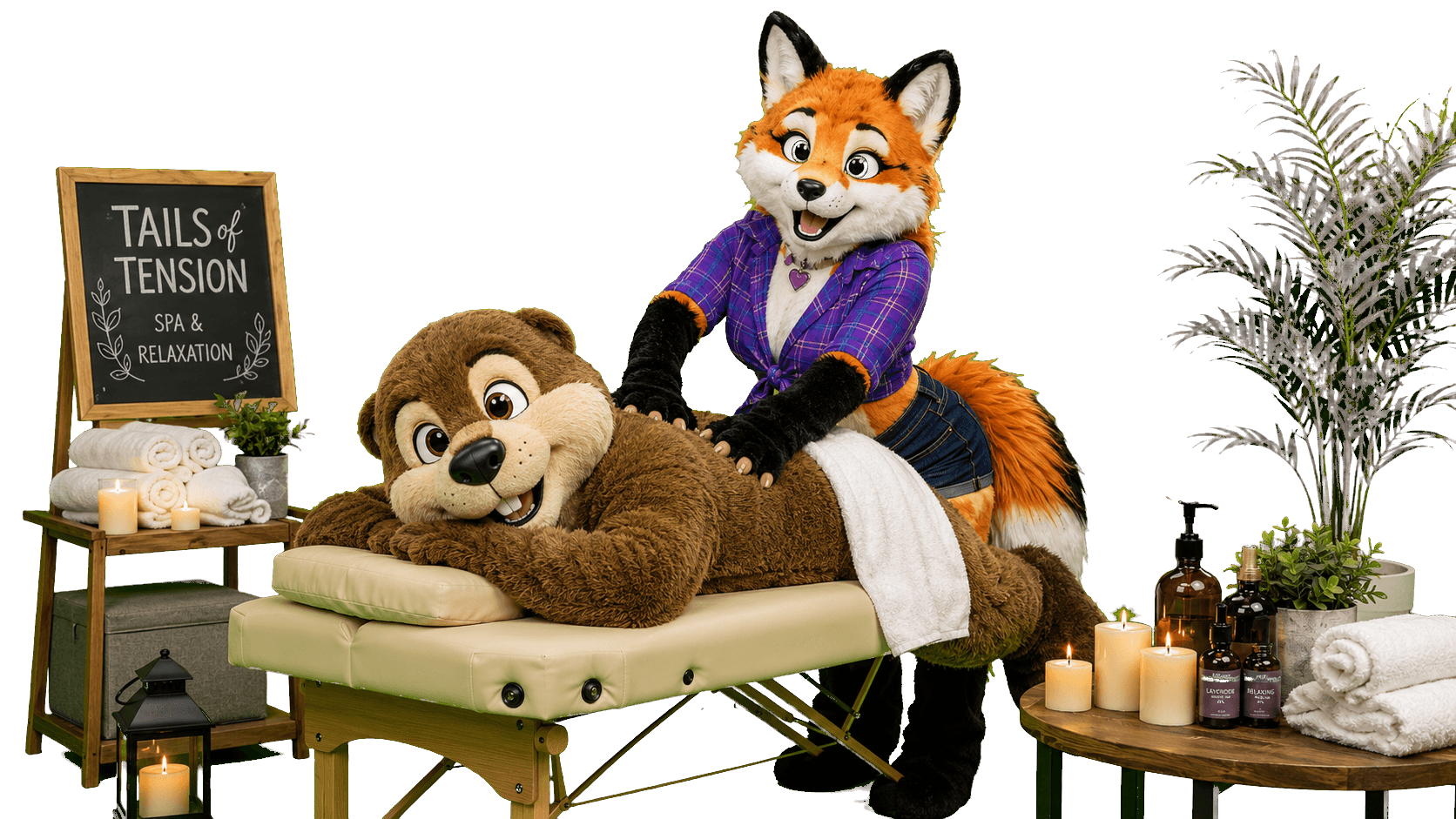 Tails of Tension: Spa Day